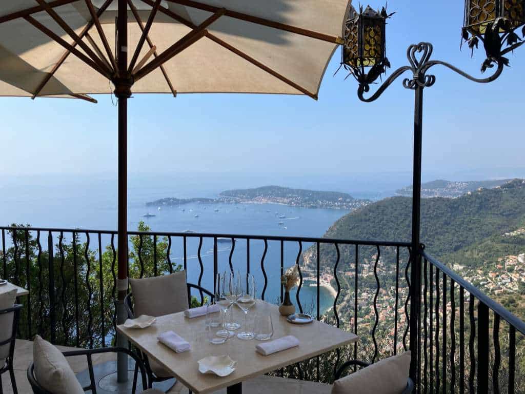 Èze balkon udsigt