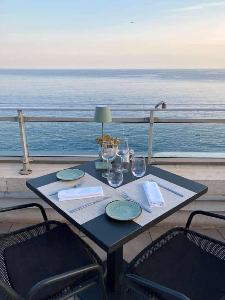 Vand set fra Le Meridien